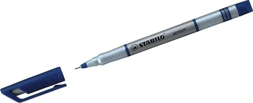 STABILO Tintenfeinschreiber Fineliner sensor 189 F blau (10 Stück)