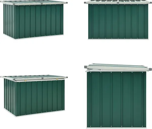 Gartenbox Grün 109x67x65 cm – Robuste Aufbewahrungslösung für Garten & Terrasse