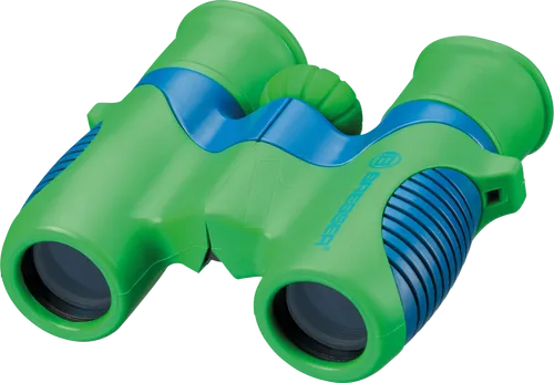 BRESSER 6X21 Fernglas für Kinder - Fernglas für Kinder mit 6-facher Vergrößerung, stoßfest und rutschfester gummierter Oberfläche. Ideal für Abenteuer in der Natur, inklusive praktischer Gürteltasche.