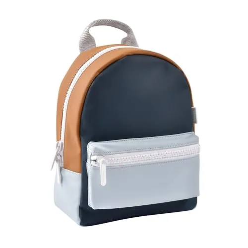 Beaba Kinderrucksack Faro Night Blue - Kindertaschen: Wasserabweisender Rucksack für Kinder ab 3 Jahren, ideal für Kindergarten und Ausflüge, mit praktischem Reißverschlussfach und stilvollem Design.