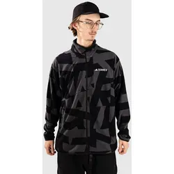 adidas Herren Terrex Multi Printed Full Zip Fleece Jacket von adidas