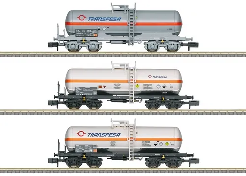 Minitrix Spur N 18267 Kesselwagen-Set der Transfesa