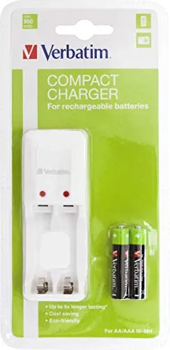 Verbatim Compact Charger inkl. 2 NiMH