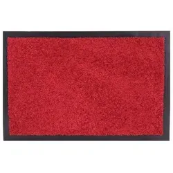 Astra FUßMATTE Proper Tex uni, Rot, Textil, rechteckig, 40x60 cm, rutschfest, Teppiche & Böden, Fuß & Stufenmatten, Fußmatten und Schmutzfangmatten