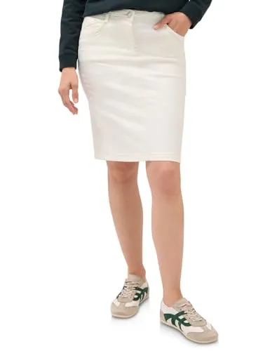 CECIL Jeansrock in beige von CECIL