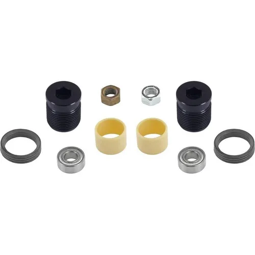 DMR Versa Servicekit - Ersatzteile für Fahrradpedale - Fahrradpedale Servicekit mit 2 Endkappen, 2 Muttern, 2 Dichtlagern, 2 Buchsen und 2 externen Schilden für eine optimale Wartung und Langlebigkeit.
