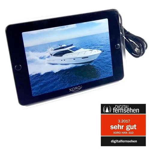 DVB-T/T2 Antenne AKTIV 36 dB - HAN310 - DVB-T/T2-Antenne für HD TV Empfang, mit LTE Filter und einer Reichweite von bis zu 50 km, ideal für digitales Fernsehen in Innenräumen.