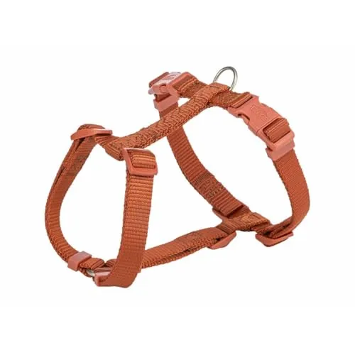 TRIXIE Premium Geschirr, L, 60-87 cm/25 mm, Rost