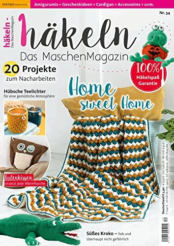 Häkeln-das Maschenmagazin 34/2022 mit 20 Projekten zum Nacharbeiten