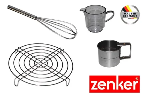 Zenker Kids Backhelfer Sortiment 4-tlg. Kinder Backen Küchenzubehör Küche NEU