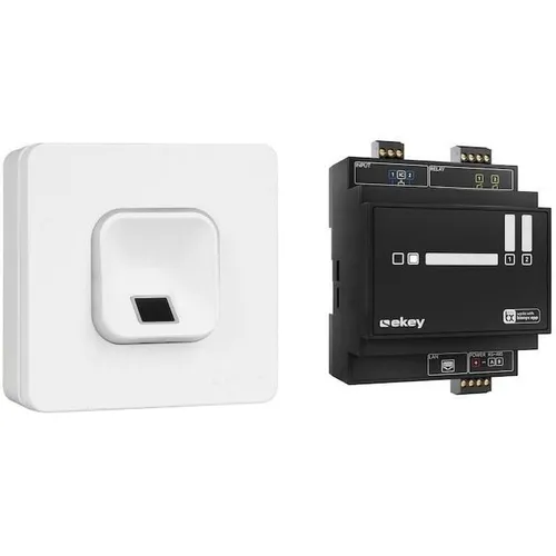 ekey xLine Fingerprintset für Aufputzmontage, Weiß (203705) von ekey