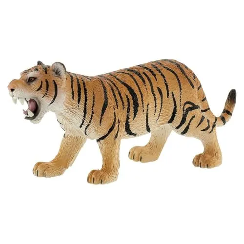 Bullyland 63683 - Spielfigur Tiger, ca. 14 cm große Tierfigur, detailgetreu, PVC-frei, ideal als kleines Geschenk für Kinder ab 3 Jahren