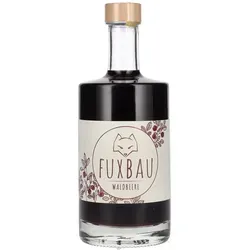 Fuxbau Waldbeere 29,5% Vol. 0,5l - Likör & Kräuterschnaps, exquisiter Obstbrand mit frischen Waldbeeren für puren Genuss oder fruchtige Cocktails.