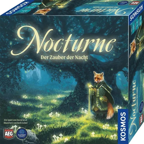 Nocturne Brettspiel - Gesellschaftsspiel für 1-4 Spieler, spannendes Gameplay für bis zu 1 Stunde, ideal für Spieler ab 12 Jahren.