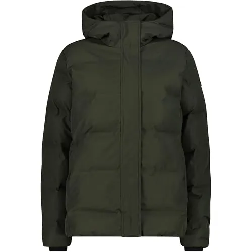 CMP Damen Hoodie Jacke (Größe L, grün) - Funktionsjacken für Outdoor-Begeisterte, robuste Damenjacke mit fester Kapuze, perfekt für wechselhaftes Wetter.