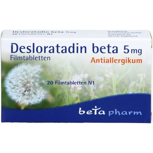 DESLORATADIN beta 5 mg Filmtabletten 20 St.