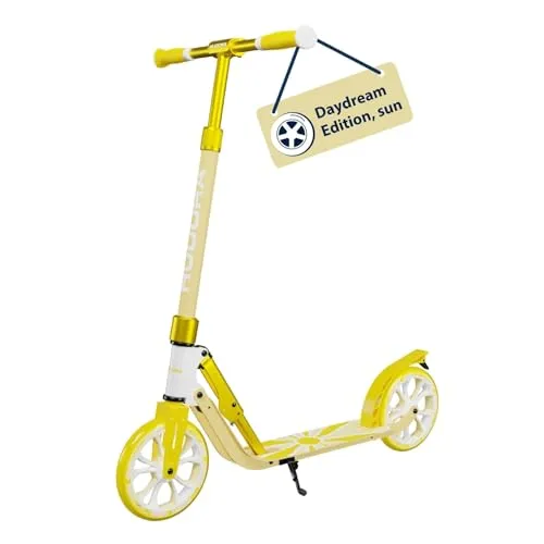 HUDORA BigWheel® 205 Advanced Scooter - Daydream-Edition - Höhenverstellbar & Klappbar - Erlebe Fahrspaß in der Daydream Edition mit stylischen Designs und robustem Klappmechanismus. Ideal für Kinder, Jugendliche und Erwachsene – für entspannte City-Fahrten und kleine Abenteuer. Sicher und komfortabel für jahrelangen Spaß!