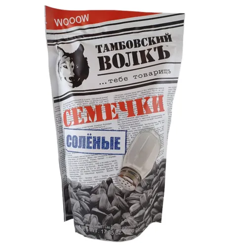 Tambovsky Volk Sonnenblumenkerne geröstet gesalzen 500g семечки тамбовский волк