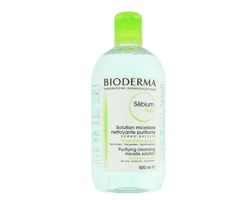 Bioderma Make-up-Entferner Sébium H2O - Mizellenwasser für fettige und Mischhaut, entfernt sanft Make-up und reguliert die Talgproduktion für einen klaren, matten Teint – ideal für die tägliche Pflege.