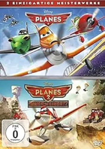 Planes + Planes 2 Doppelpack,2 DVDs