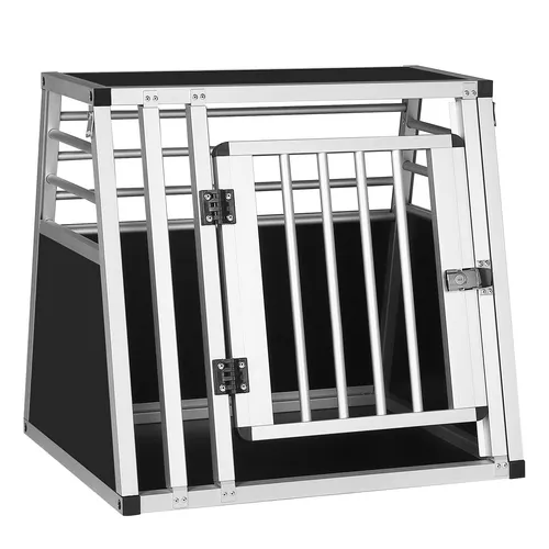EUGAD Alu Hundetransportbox für große Hunde 60x55x50cm