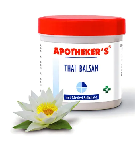 THAI BALSAM 250ml Methyl Salicilate APOTHEKER'S Massage Creme Lotion Salbe 50