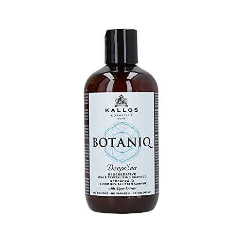 Kallos Botaniq Deep Sea Scalp Revitalizing Shampoo 300 ml - Sanftes Shampoo für empfindliche Kopfhaut, revitalisiert und pflegt intensiv