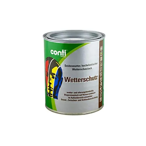 Conti Wetterschutzfarbe 0,75 Liter, RAL 7001: Silbergrau