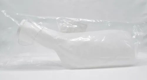 Urinflasche für Männer 1000 ml mit weißem Deckel in Folientasche REF I92740