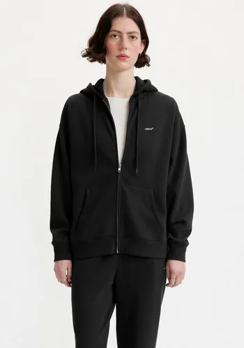 Levis EVERYDAY ZIP HOODIE mit Logo Stickerei - Bequeme Kapuzensweatjacke von Levi's®, ideal für entspannte Stunden. Mit elastischem Bund und Kängurutasche für praktischen Komfort. Perfekt für jeden Anlass!