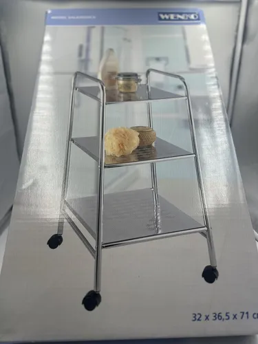 WENKO Badwagen mit 3 Etagen