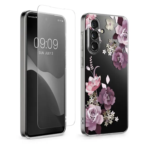 Hülle für Samsung Galaxy A56 5G Silikon Handyhülle mit Folie