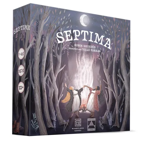 Skellig Games Septima - Gesellschaftsspiel - Strategisches Gesellschaftsspiel für 2-4 Spieler, fördert kreatives Denken und Teamarbeit, ab 8 Jahren geeignet.