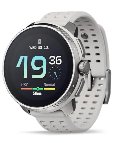 SUUNTO Race Sportuhr Silikon - Für Handgelenkumfang 125-175 mm, mit zusätzlichem Armband bis 215 mm, ideal für Sportler und Outdoor-Enthusiasten