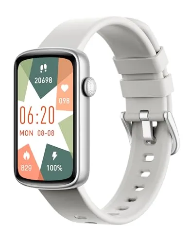 SHANG WING Smartwatch Damen Fitnessuhr Schmal Fitness Tracker Schrittzähler mit Pulsuhr SpO2 Messung Schlafüberwachung Sportuhr Klein Wasserdicht IP68 Sport Uhr für Android iOS Handy