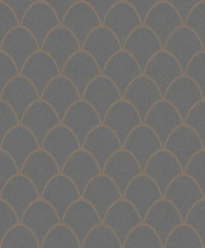 Marburg Vliestapete Schöner Wohnen 2 - Grafisch in Anthrazit - Tapeten & Tapezierzubehör, stilvolle grafische Designs für ein modernes Ambiente und einfache Anbringung.