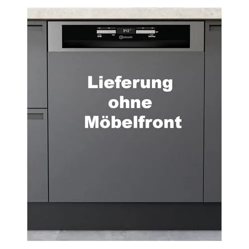 Bauknecht Geschirrspüler B6B D841A X - Edelstahl mit PowerClean und ActiveDry - Geschirrspüler mit ActiveDry für perfekt getrocknetes Geschirr und PowerClean für Töpfe. 10 Programme, 14 Maßgedecke, energieeffizient und leise mit nur 41 dB.