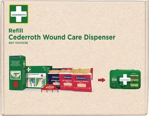 CEDERROTH Nachfüllpack 148-teilig in grün von Cederroth