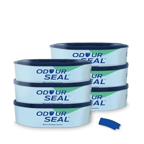 Set OdourSeal Nachfüllkassetten & Clip für Spross Windeleimer und Littycat Katzenstreu-Eimer