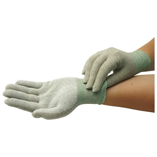 WETEC ESD-Handschuhe, PVC-Micro-Noppen, M (Schutzhandschuh)
