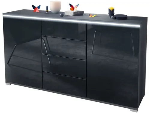 Buffets & Sideboards Schwarz von Vladon
