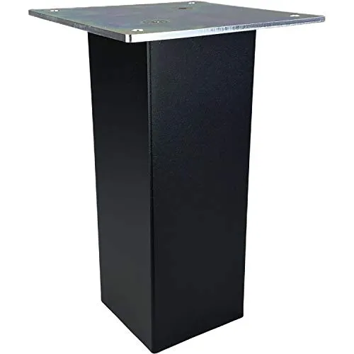 STRATE Barkonsole Connect gerade - elegante und robuste Lösung - Zubehör für Möbel: Robuste Stahl-Barkonsole in Schwarz, ideal für erhöhte Ablagen mit einer Tragkraft von 60 kg. Perfekt für Kücheninseln und Bars.