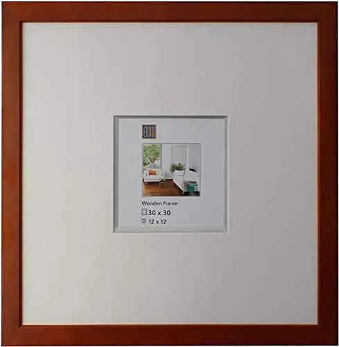 Intertrading Bilderrahmen 30 x 30 cm in braun von Intertrading
