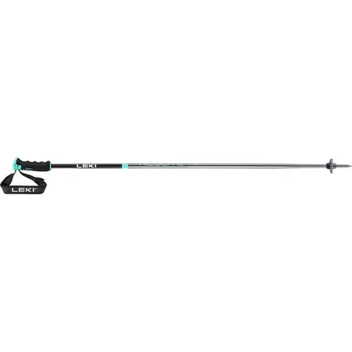 LEKI Neolite Airfoil Women 120 cm - gunmetal-light turquoise-black - Damen Skistöcke mit 14 mm Airfoil Rohr für Stabilität und aerodynamische Bewegungen. Ideal für Skifahren und Trekking, ausgestattet mit ProG PAS Griff für sicheren Halt und stufenlos verstellbarer Schlaufe.