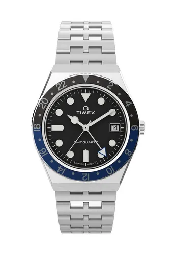 Timex Herren Analog Armbanduhr Q Reissue - Armbanduhren für Herren, stilvolles Design mit Kalenderfunktion, Leuchtzeigern und wasserdicht bis 5 bar – ideal für jeden Anlass!