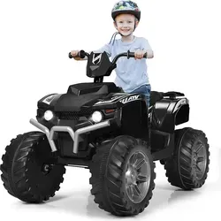 GOPLUS 12V Kinder-Elektroquad mit LED, Bluetooth und Musik