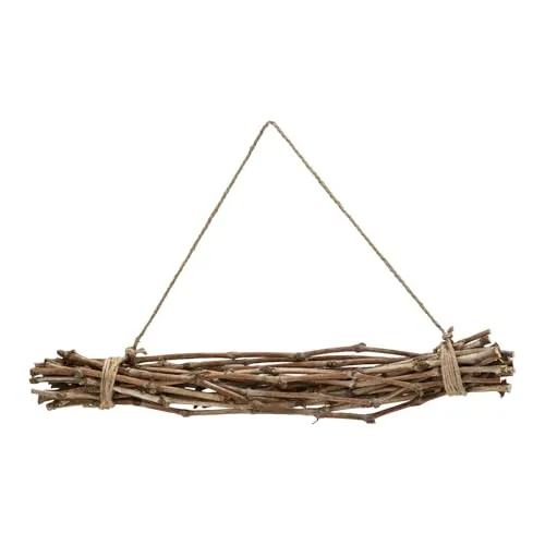 MACOSA CP53405 Deko-AST Weinzweige zum hängen 60 cm Hängeast Holzbündel Fensterdeko Holzänger Hängezweig Hängedeko Landhaus Zweig Dekohänger Dekobündel