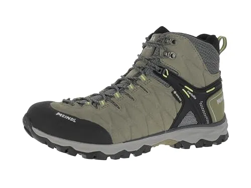 Meindl Mondello Mid GTX Men beige UK 10,5 - natur/gelb - Wanderschuhe mit Gore-Tex® Membrane für perfekten Wetterschutz und Comfort Fit®-Leiste für hohen Gehkomfort und optimale Passform.