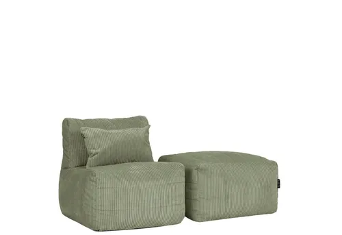 Icon Noa Modular Sitzsack und Hocker, Grau, Flauschiger Cordstoff - Gestalte deinen Raum individuell mit dem Icon Noa modularen Sitzsack. Der bequeme Cordstoff sorgt für entspannten Komfort und Flexibilität. Ideal als Sofa oder Hocker – perfekt für jedes Wohnzimmer!