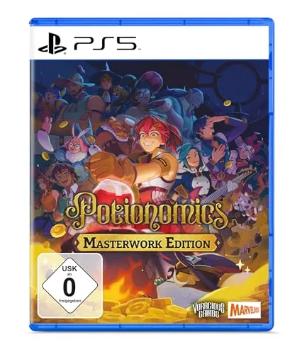 Potionomics Masterwork Edition - PS5 - PS5 Kinderspiel mit einzigartiger Zaubertrank-Ladensimulation, die dir hilft, deine Verhandlungskünste zu meistern und dein Geschäft zu einem Erfolg zu machen.